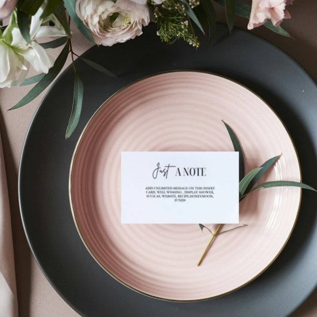 Elegant minimalist  Bridal Shower Display  card (Creator Uploaded)