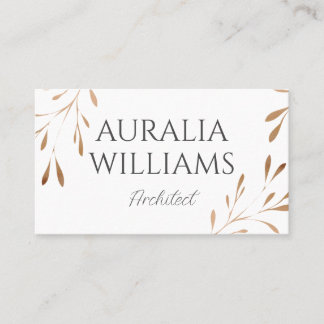 Elegant Minimalist  Business Card