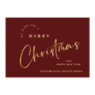 Elegant Minimalist Christmas Greeting Corporate