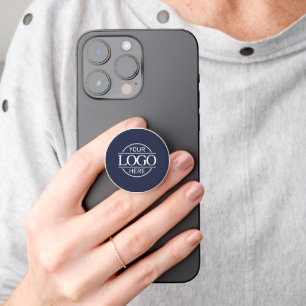 Elegant Minimalist Custom Corporate Logo Branding PopSocket