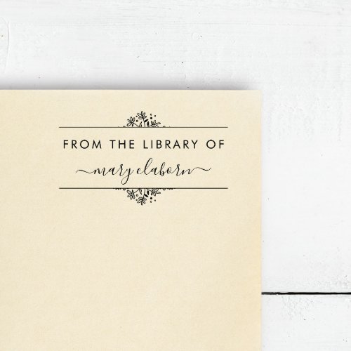 Elegant Minimalist Flowers From The Library Of Rubber Stamp