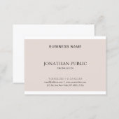 Elegant Minimalist Graphic Design Professional Business Card (Front/Back)