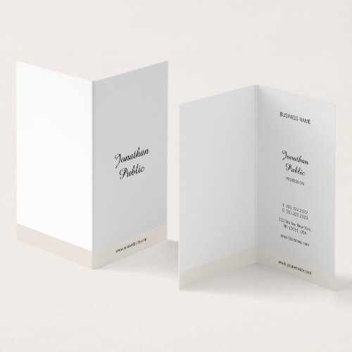 Elegant Minimalist Hand Script Professional Simple Business Card