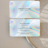 zazzle holographic business cards Custom Holographic Business Card- Waterproof – Zelys-tique