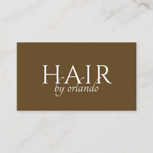 Elegant Minimalist Makeup Artist Business Card
