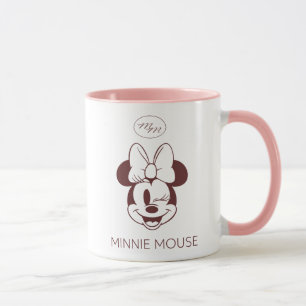 Elegant Minimalist Minnie Mouse Graphic Mug