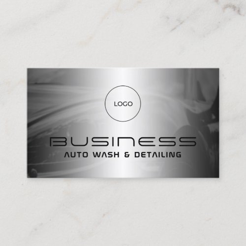 Elegant minimalist modern automotive  business car business card