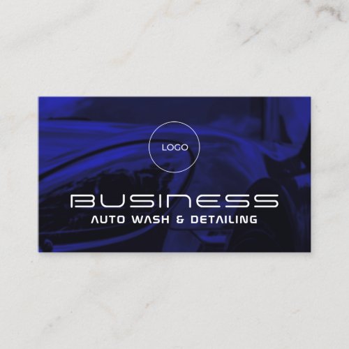 Elegant minimalist modern automotive  business card