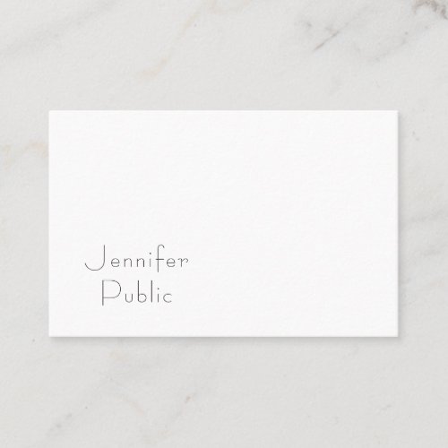 Elegant Minimalist Modern Professional Template Business Card