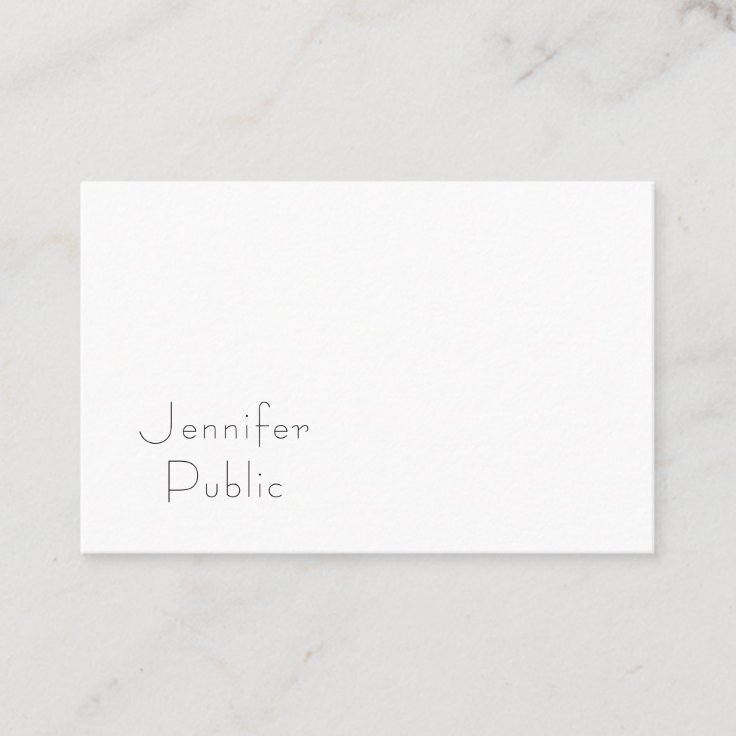 Elegant Minimalist Modern Professional Template Business Card | Zazzle