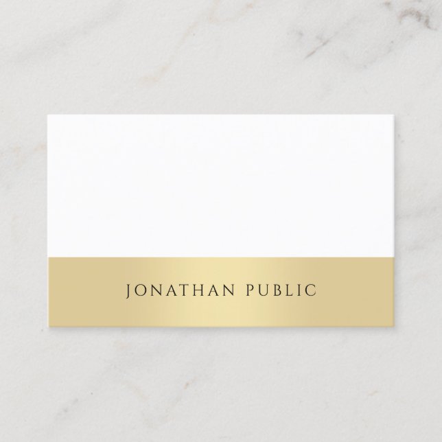 Elegant Minimalist Modern Professional Template Business Card (Front)
