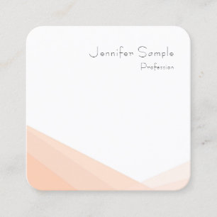 Elegant Minimalist Modern Simple Professional Square Business Card