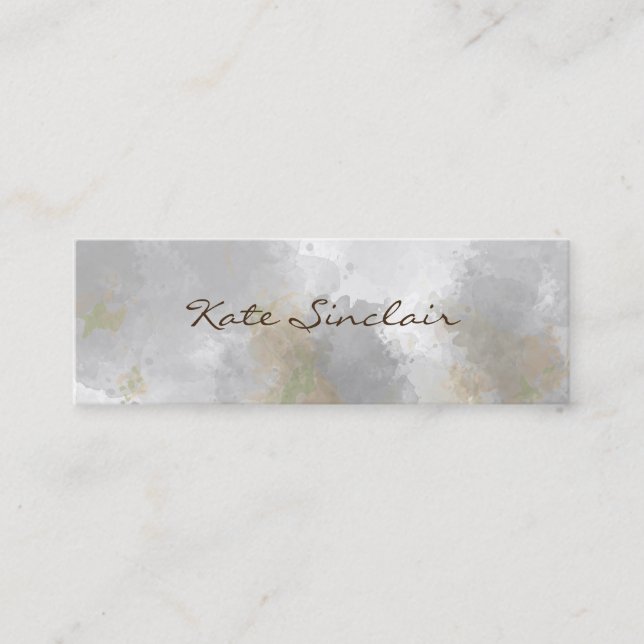 Elegant Minimalist Modern Stylish Mini Mini Busine Business Card (Front)