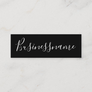 Elegant minimalist modern trendy black and white loyalty card