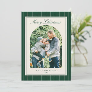 Elegant Minimalist Old Money Christmas Photo Holiday Card
