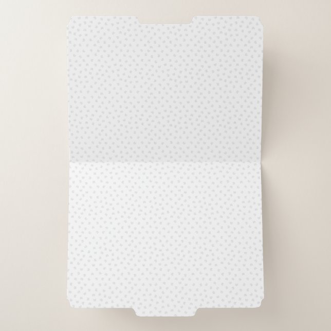 Elegant Minimalist Personalized File Folder (Inside Center)