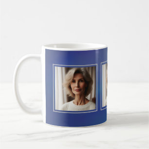 Elegant Minimalist Personalized Photos Color Flare Coffee Mug