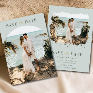 Elegant Minimalist Photo Save the Date