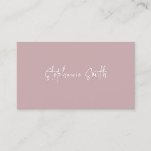 Elegant Minimalist Photographer Business Card