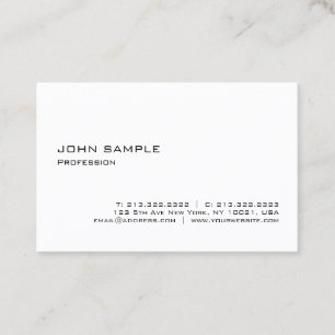 Elegant Minimalist Professional Design Simple Business Card