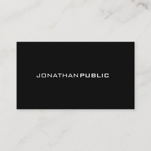 Elegant Minimalist Professional Modern Trendy Business Card