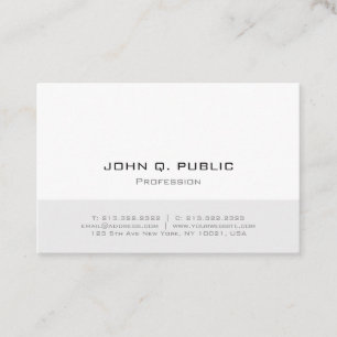 Elegant Minimalist Professional Simple Template Business Card