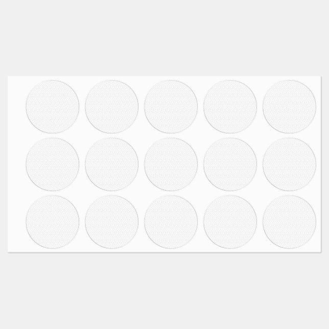 Elegant Minimalist Round Label Sticker (Sheet)