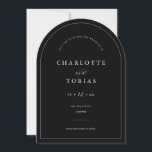 Elegant Minimalist Save The Date Wedding Arch Card<br><div class="desc">Our minimal arch save the date wedding announcement photo card is the perfect way to inform your friends and family of your upcoming wedding with a simple and elegant aesthetic.</div>