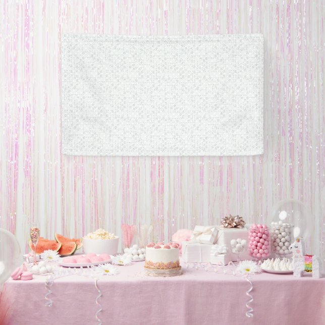 Elegant Minimalist School Pattern Banner (Party)