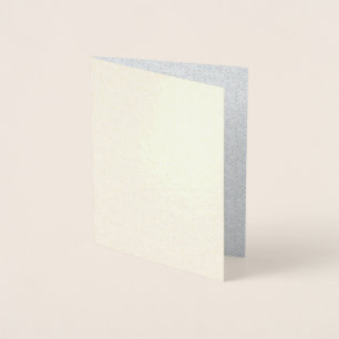 Elegant Minimalist School Pattern Foil Card