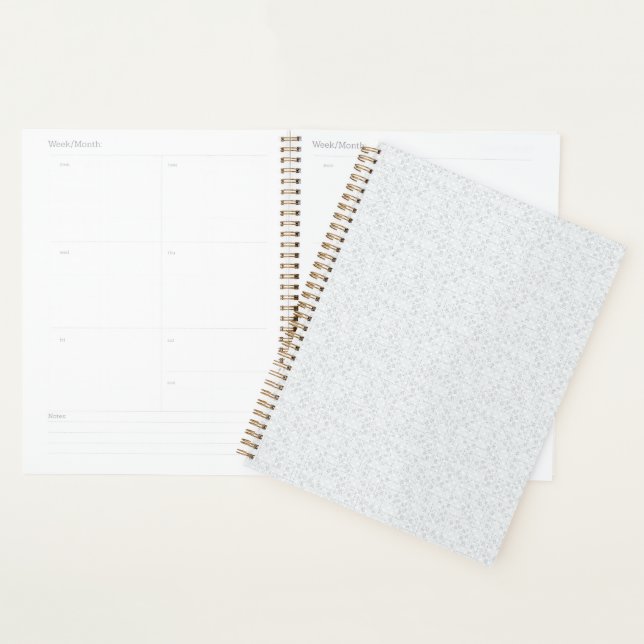 Elegant Minimalist School Pattern Planner (Display)