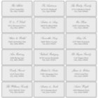 Elegant Minimalist Script 18 Guest Address Labels