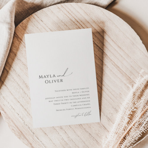 Wedding Invitation