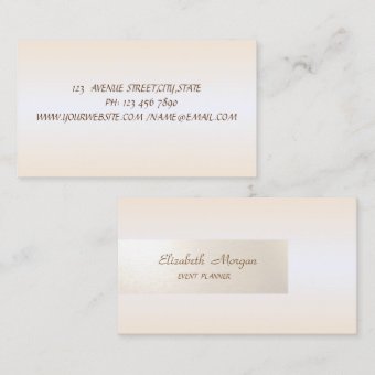 Elegant Minimalist,shiny,simple Business Card 