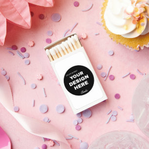 Elegant, Minimalist & Sleek Black QR Code Logo  Matchboxes