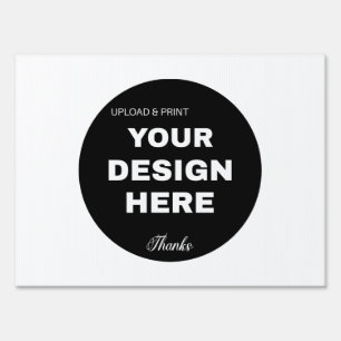 Elegant, Minimalist & Sleek Black QR Code Logo Sign