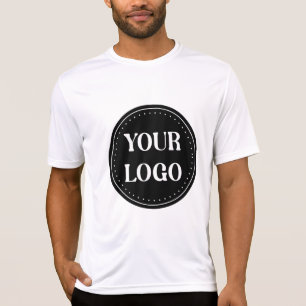 Elegant, Minimalist & Sleek Black QR Code Logo  T-Shirt