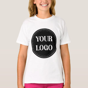 Elegant, Minimalist & Sleek Black QR Code Logo T-Shirt