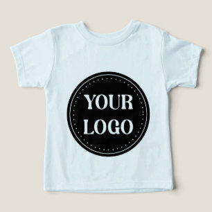 Elegant, Minimalist & Sleek Black QR Code Logo Toddler T-shirt