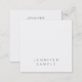 Elegant Minimalist Template Professional Chic Luxe Square Business Card (Front/Back)