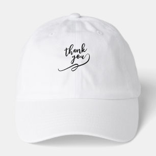 Elegant Minimalist Thank You Script Women's T-Shir Hat