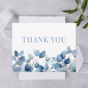 Elegant Minimalist Typography Wedding Thank You Note Card