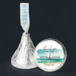 Elegant minimalist watercolor boat cruise wedding  hershey®'s kisses®<br><div class="desc">Set the tone for your special day with this minimalist watercolour design featuring a sailboat illustration. perfect for your cruise wedding parties and ceremony. It’s easy to customize with your details. This item is a part of the "Sailing" collection. Don't hesitate to contact me if you need another matching product...</div>