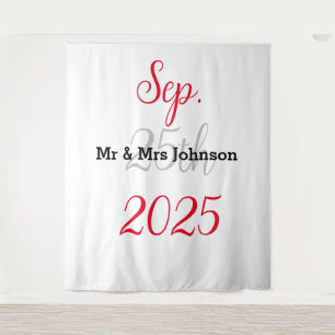 Elegant Minimalist Wedding Backdrop