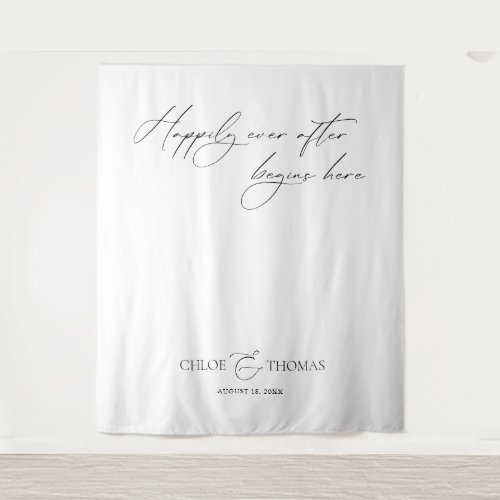 Elegant Minimalist Wedding Backdrops Banner