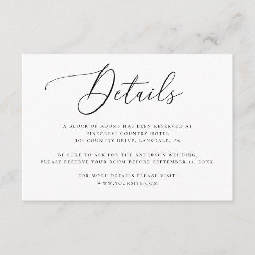 Elegant Minimalist Wedding Details with Script
