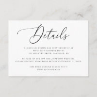 Elegant Minimalist Wedding Details with Script