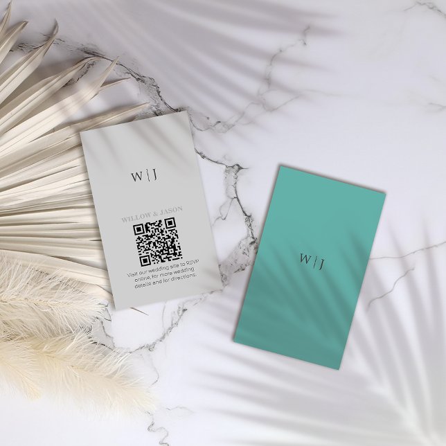 Elegant minimalist wedding enclosure card (Creator Uploaded)