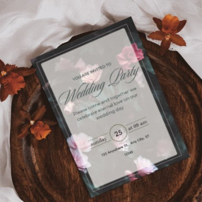 Elegant Minimalist Wedding Invitation (Creator Uploaded)
