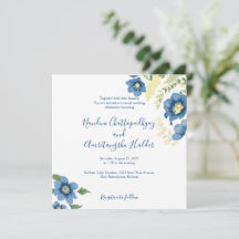 Elegant Minimalist Wedding Invitation Template | E